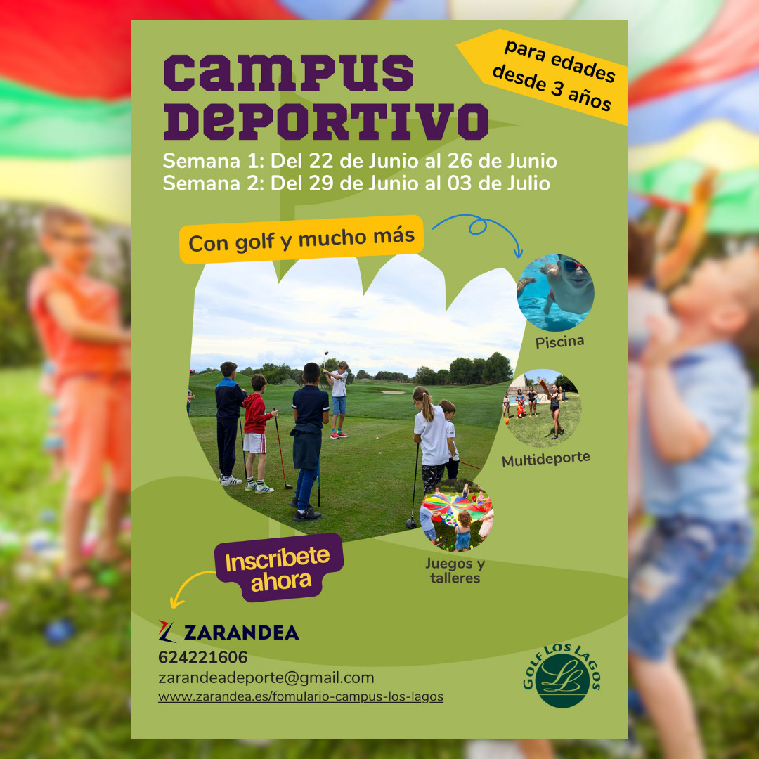 ¡Apúntate al Campus Deportivo de Verano Golf Los Lagos! 1 Campus